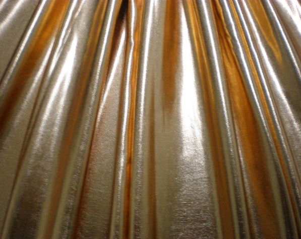 11.Copper Metal Metal Lame 4Way Stretch
